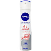 Nivea Antiperspirant Spray for Women Dry Comfort Quick Dry, 150ml